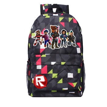 Hot Game Roblox Student School Bags Fashion Teenagers Backpack