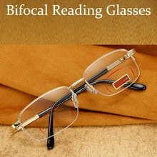 Real Lentes De Lectura Occhiali Da Lettura Clara Vida мужские и женские бифокальные Золотые очки для чтения+ 1+ 1,5+ 2+ 2,5+ 3+ 3,5+ 4