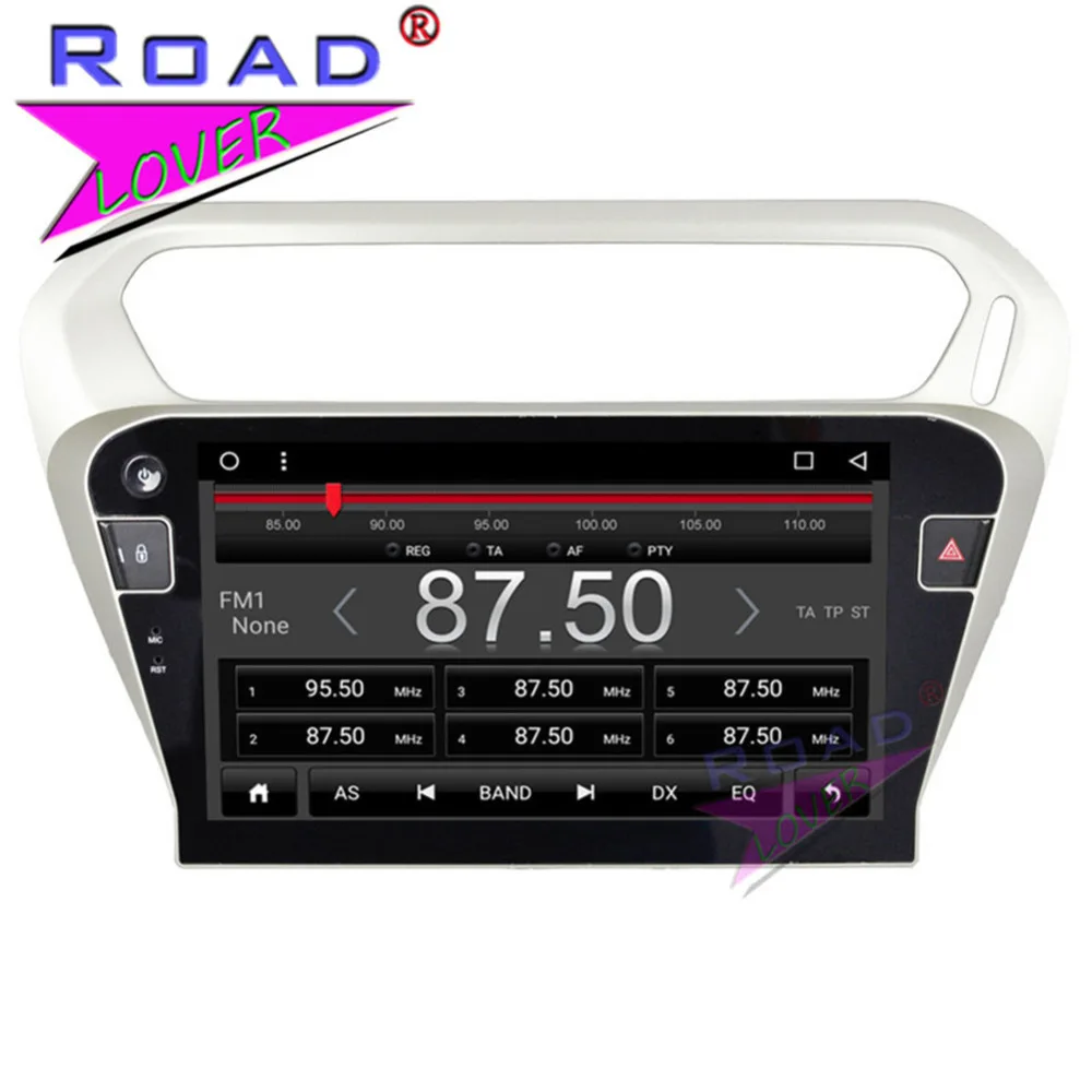 Perfect Roadlover Android 8.1 Car Multimedia Radio For Citroen C-Elysee 2014 Peugeot 301 2014 Stereo GPS Navigation Magnitol Din NO DVD 3