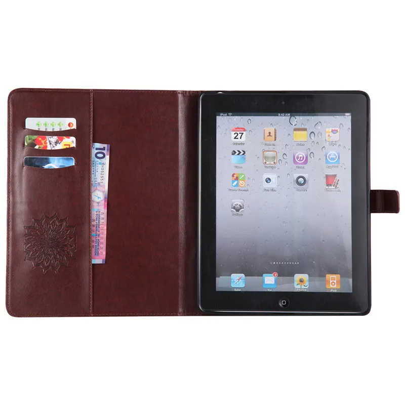 Wekays для Apple IPad 2 3 4 Защита от солнца цветок Смарт Кожаный флип Fundas чехол для IPad 2 3 4 IPad2 IPad3 IPad4 чехол для планшета