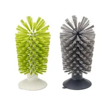 Новая раковина всасывания грибообразное основание очистки бутылки щетка для мытья стекол manche длинные brosse en gros вино чашка щетка te matcha en polvo