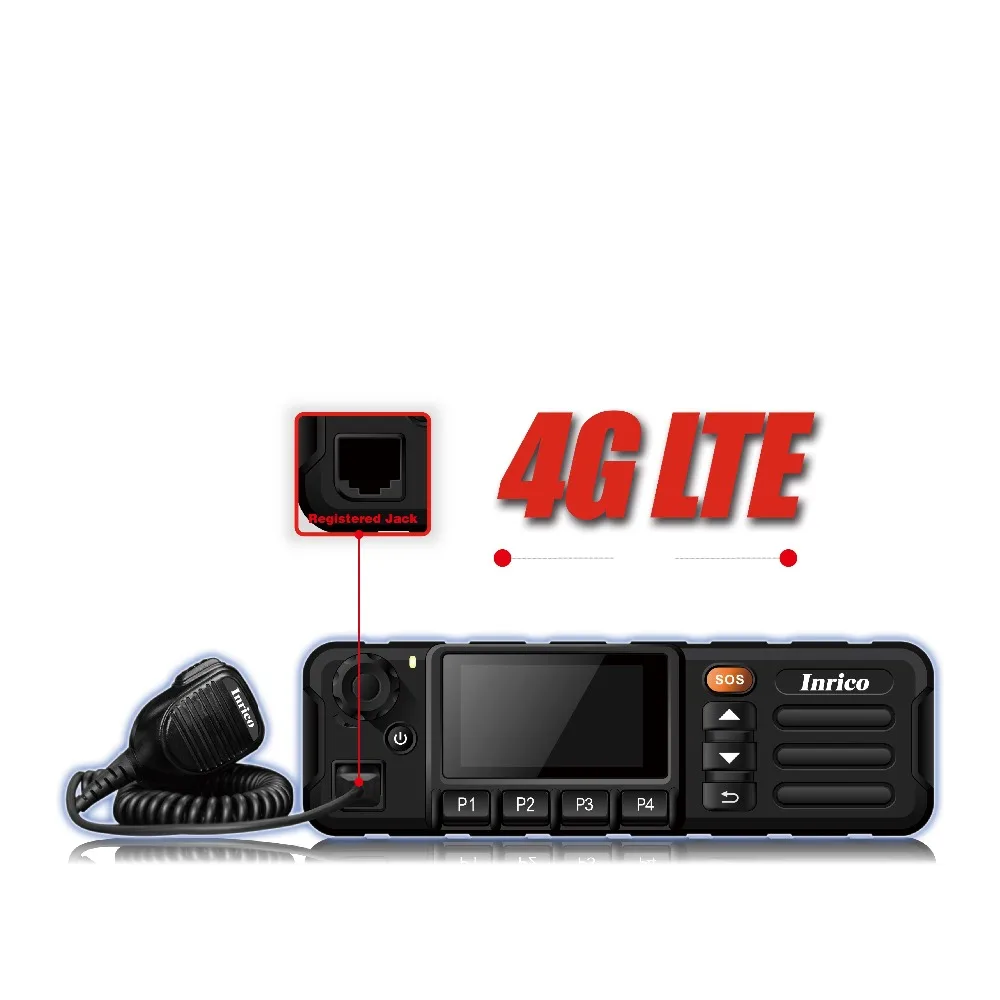 Автомобильная рация радиостанция с поддержкой 4G LTE WCDMA GSM Wi-Fi Bluetooth GPS сенсорным