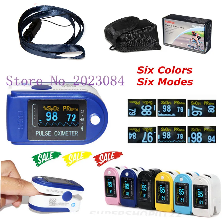 

OLED Fingertip Pulse Oximeter Finger Blood Oxygen SpO2 PR Heart Rate Monitor CMS50DA HOT SALE