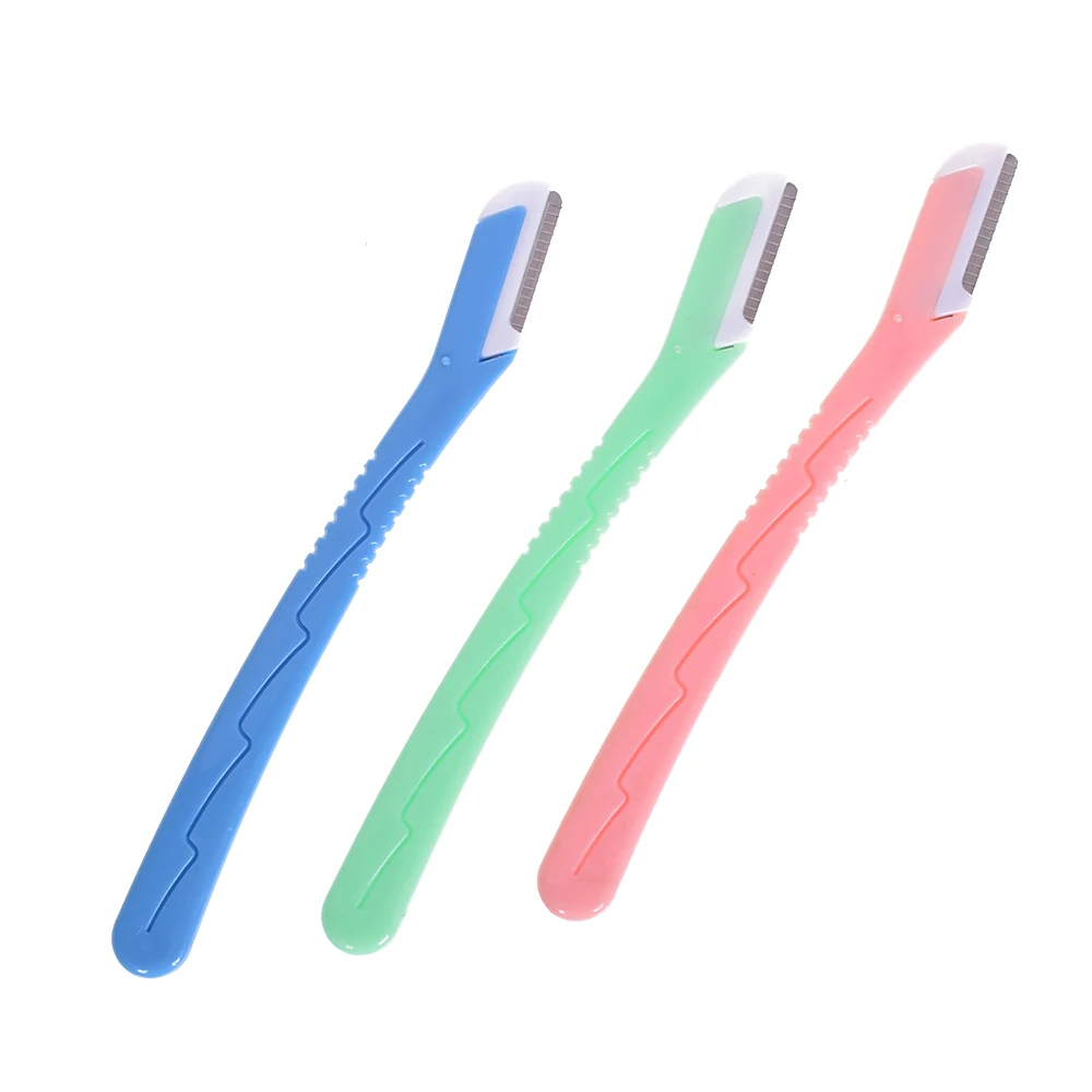 

3Pcs Eyebrow Razor,Facial Hair Remover Eyebrow Trimmer,Sharp Mini Makeup Knife Shaper Shaver For Women Makeup Tool Accessories