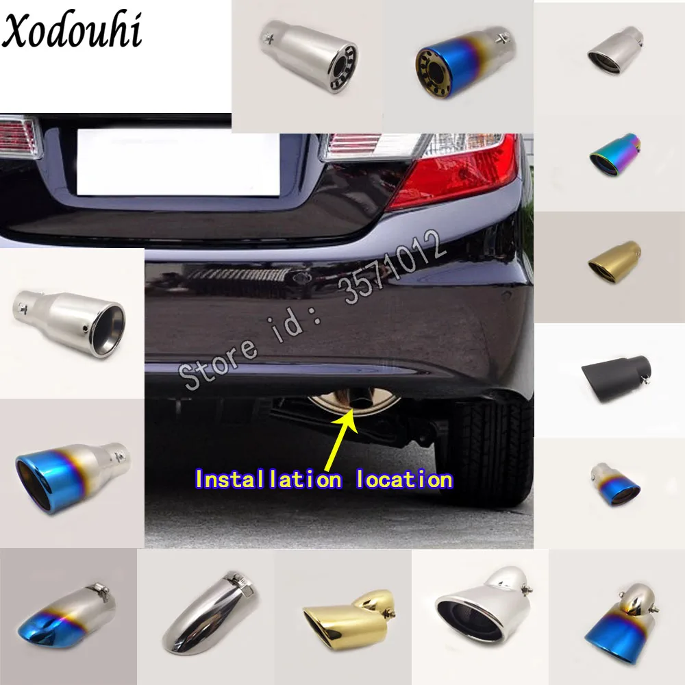 1 шт. глушитель выхлопной трубы для Honda Civic Sedan 2011 2012 2013 2014 2015 | Автомобили и