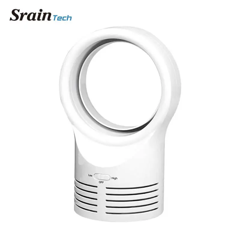 SrainTech Mini Bladeless Fan for Baby Sleeping Electric Cooling Fan