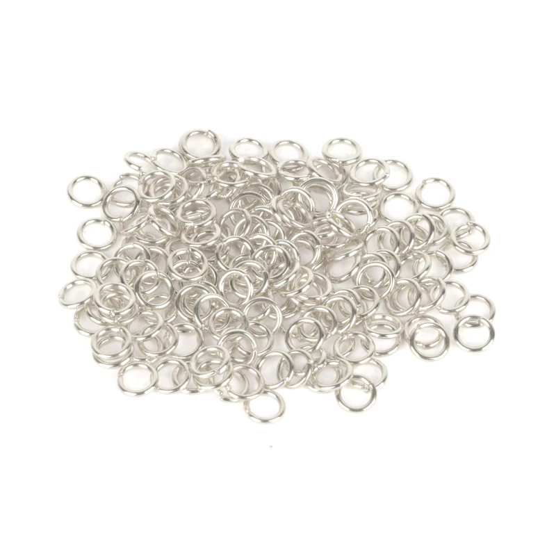 4-20mm Metal Iron Jewelry Link Vintage Loops Open Jump Rings & Split Rings For Connector Jewelry Finding DIY Making Shellhard