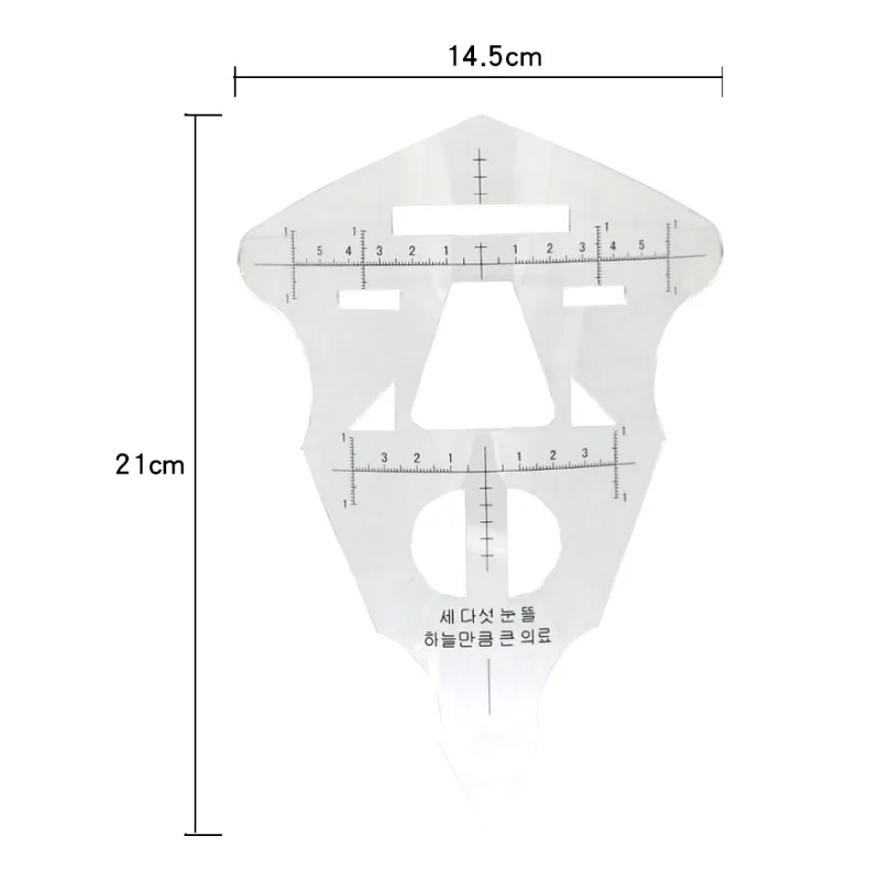 

Tattoo Face Positioning Ruler Permanent Makeup Tattoo Eyebrow Microblading Measuring Tool For Permanent Makeup Marker