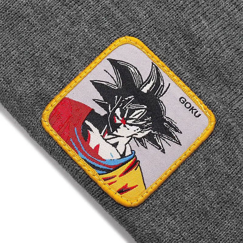 Dragon Ball Z GOKU Beanie Hat высококачественные хлопковые повседневные шапочки для мужчин и женщин теплая вязаная зимняя шапка модная однотонная Кепка в стиле унисекс