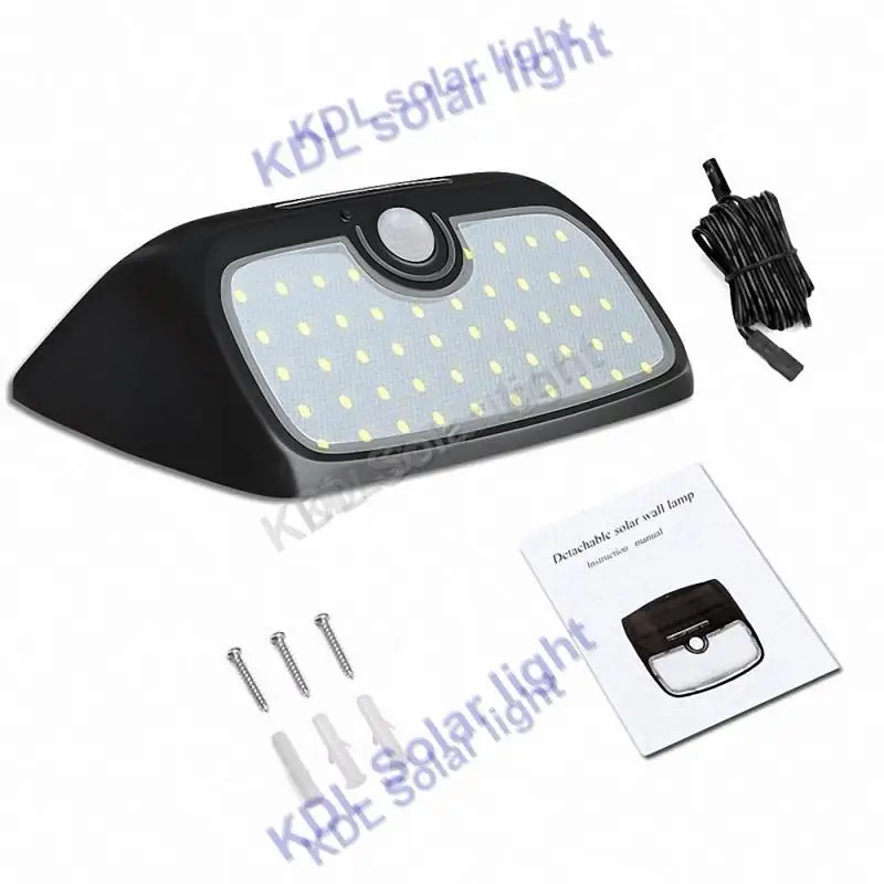 Новое поступление обновление 48 LED 900lm Солнечный внутренний свет PIR радар движения