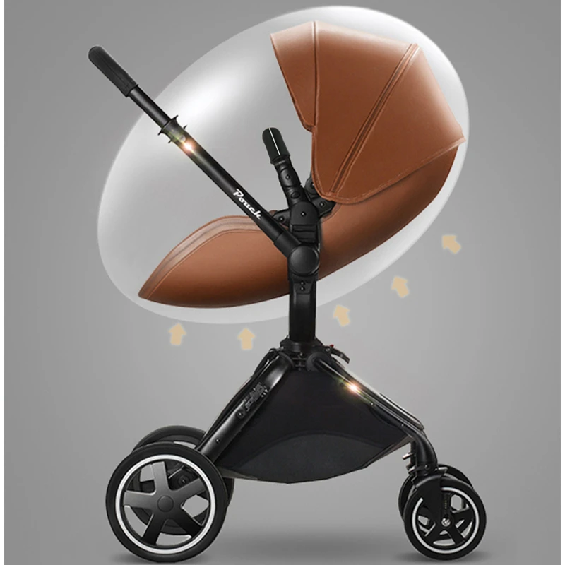 Роскошная Коляска 2 в 1 / 3 коляска Puchair + независимая корзина для сна безопасное