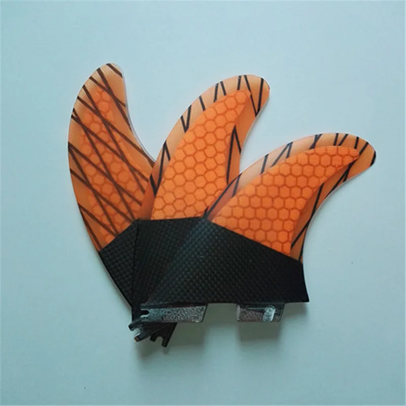 High quality FCS II fins with fiberglass honey comb material for surfing tri/set High quality FCS II fins with fiberglass honey comb material for surfing tri/set