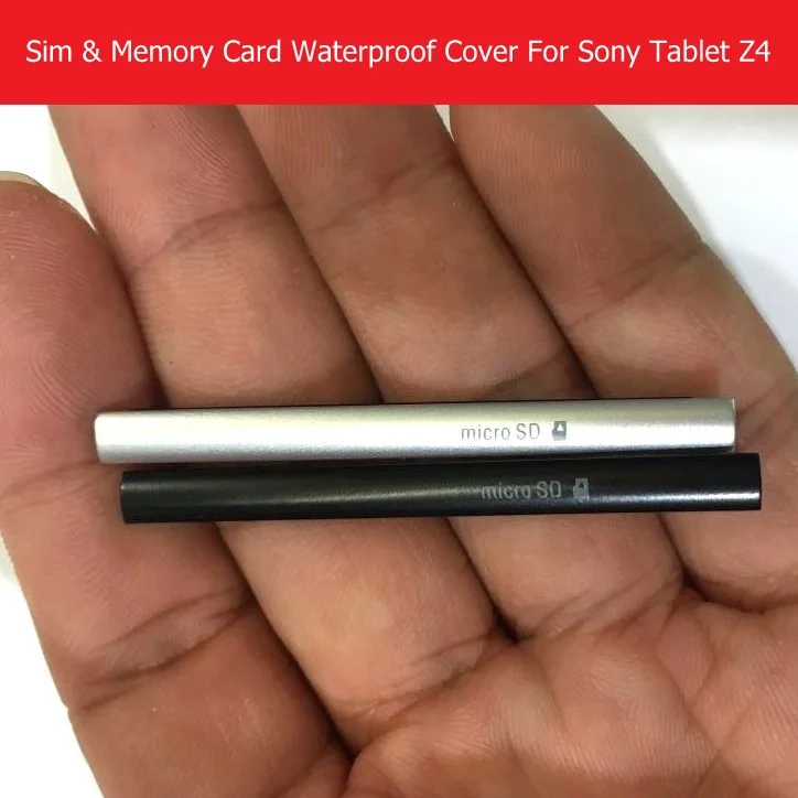 

Genuine Sim card Port Plug & Micro SD card Port Slot Cover for Sony Tablet z4 Ultra SGP 771 SGP 712 Dust Waterproof replacement