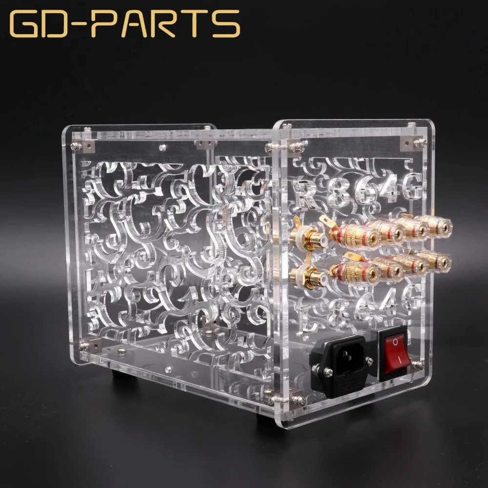 enclosure diy acrylic FU32 Transparent Tube For Acrylic Box Amplifier Chassis Enclosure Preamplifier Case Vacuum