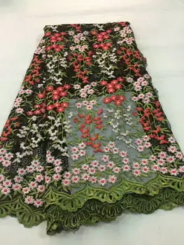 

Hot selling!african lace fabric Embroidery Tulle Lace Fabric French Voile Guipure Lace For wedding dress sewing