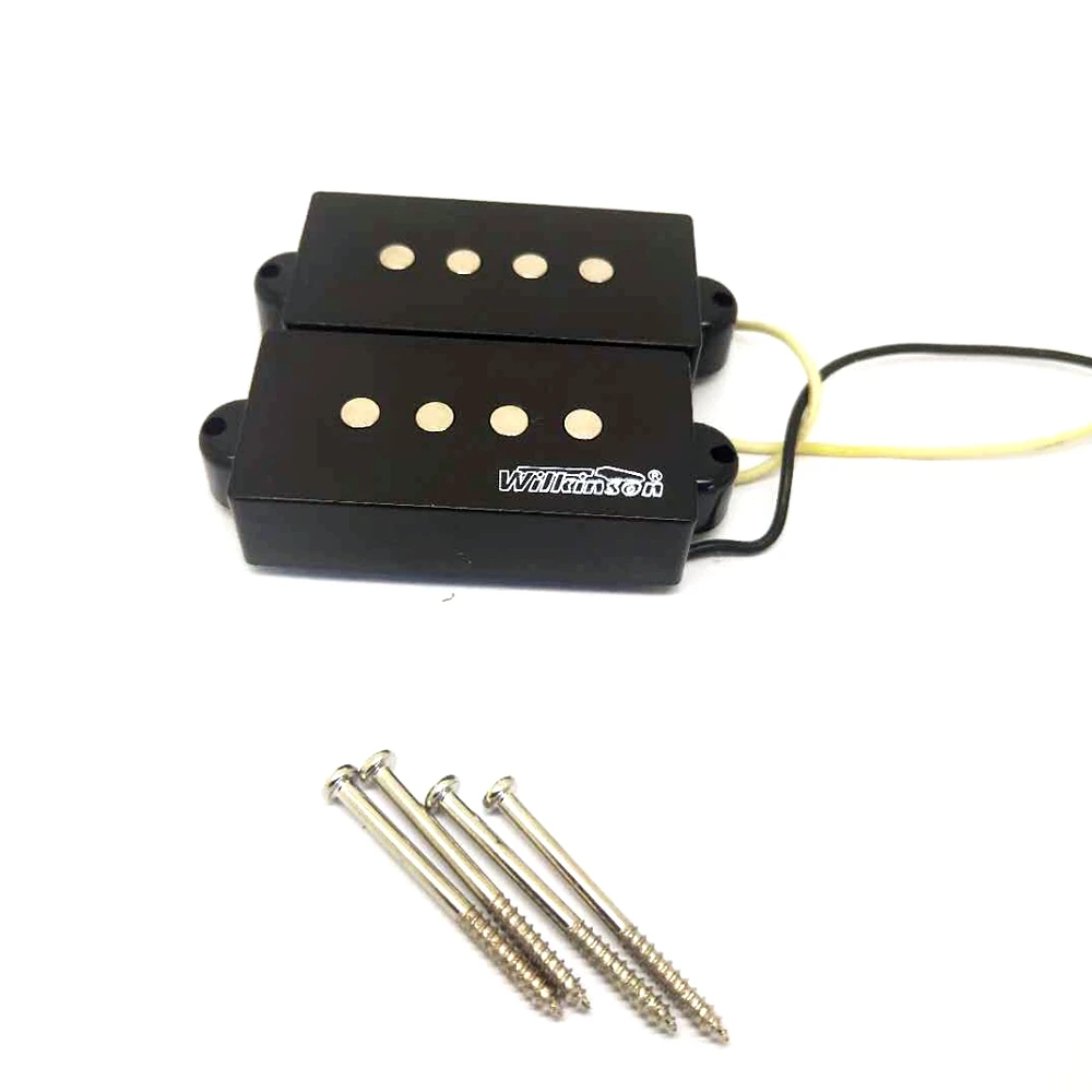 Wilkinson MWPB P-Bass Guitar Pickups Humbuckers Precision Style Black