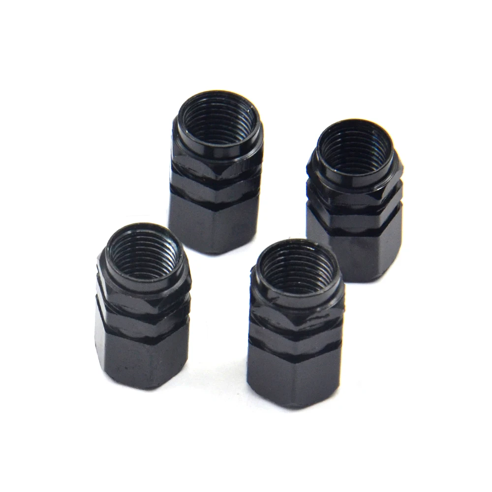 Auto Tire Theftproof Aluminum Wheel Tires Valves Tyre Stem Air Caps Covers For all Cars 4pcs/pack