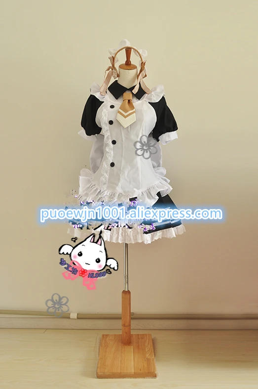 Аниме Love Live nico yazawa Костюм горничной платье униформа косплей костюм |