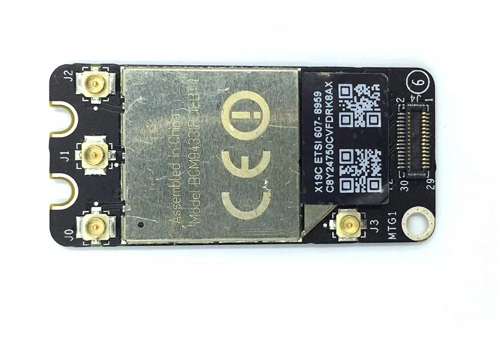 Wifi Airport wireless Card and Bluetooth Card for Macbook Pro Unibody A1278 A1286 A1297 607-8962 2011 BCM94331PCIEBT4CAX Md101 Md102 49