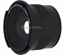 52MM 0.35x Altura Fisheye Wide Angle with macro lens lente for Nikon D5200 D5100 D3200 D3100 D3000 for Canon 70D 60D 700D D5100