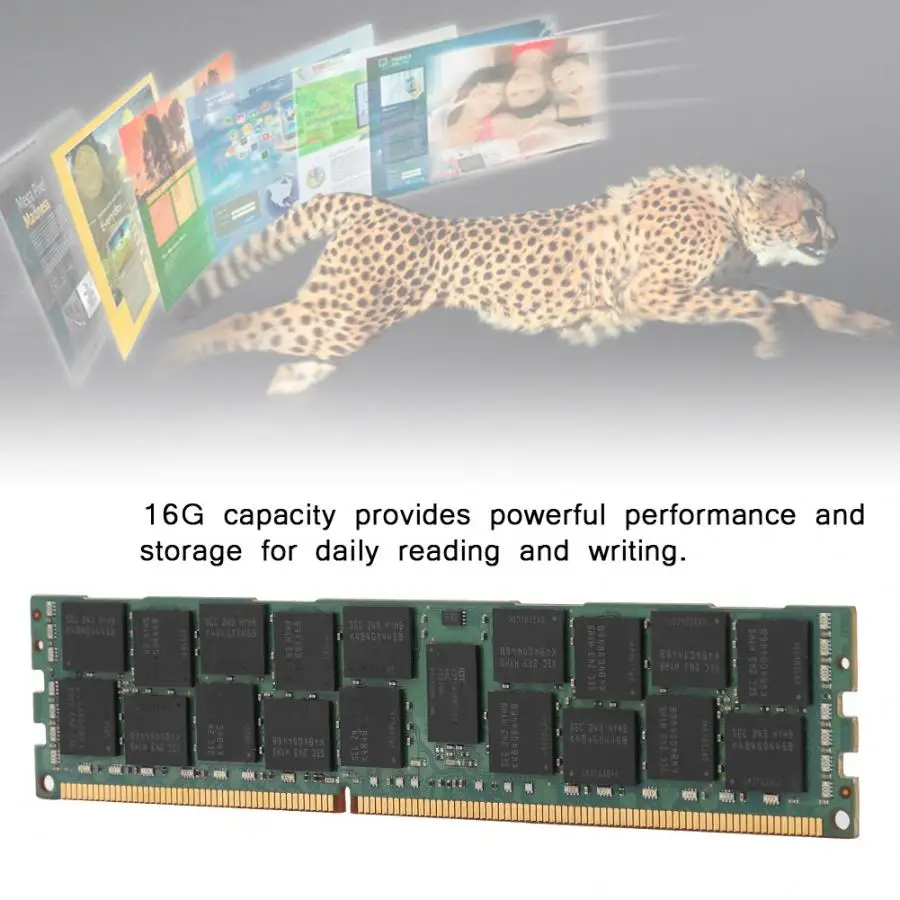 16 Гб PC3-10600R DDR3 1333 МГц 2R* 4 ECC REG Серверный модуль памяти для X58 X79 материнская плата