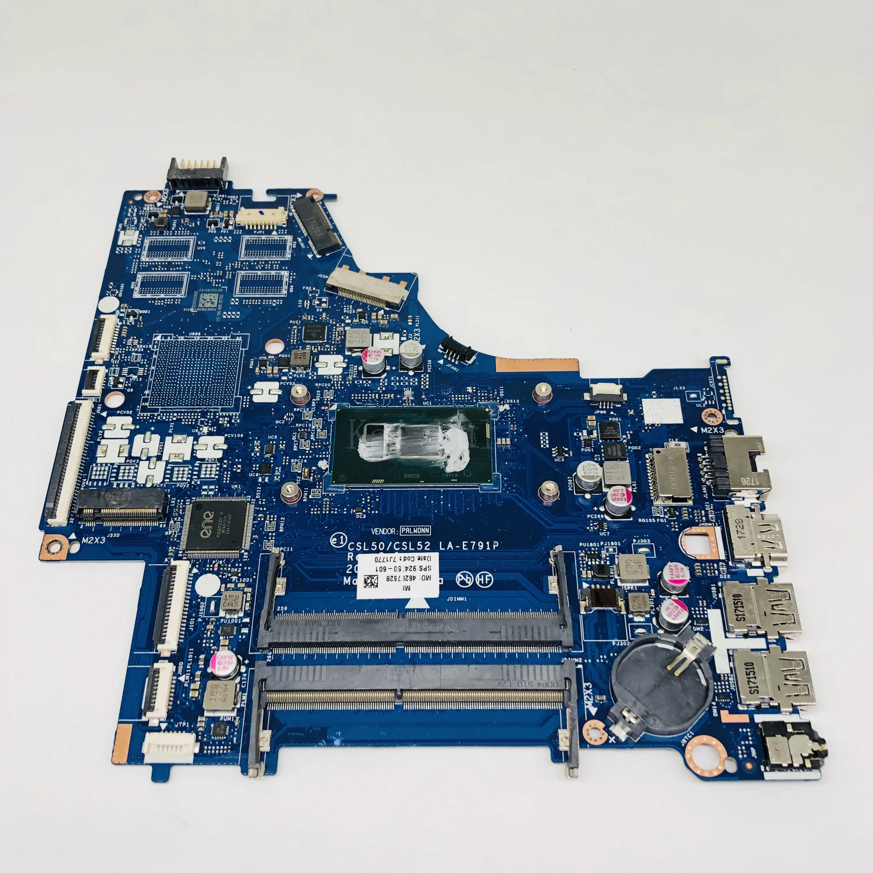  FOR HP 250 G6 15-BS Series Laptop Motherboard 924750-601 CSL50/CSL52 LA-E791P With SR2UW i3-6006u D