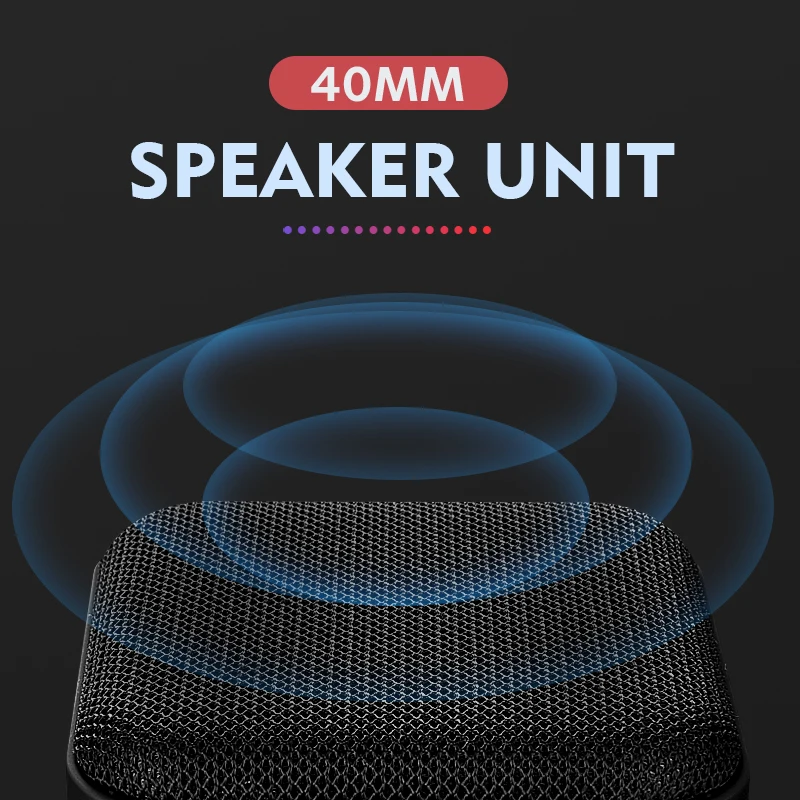 HANXI Беспроводная Bluetooth мини колонка стерео Портативная s сабвуфер 5 0 с SD FM уличная