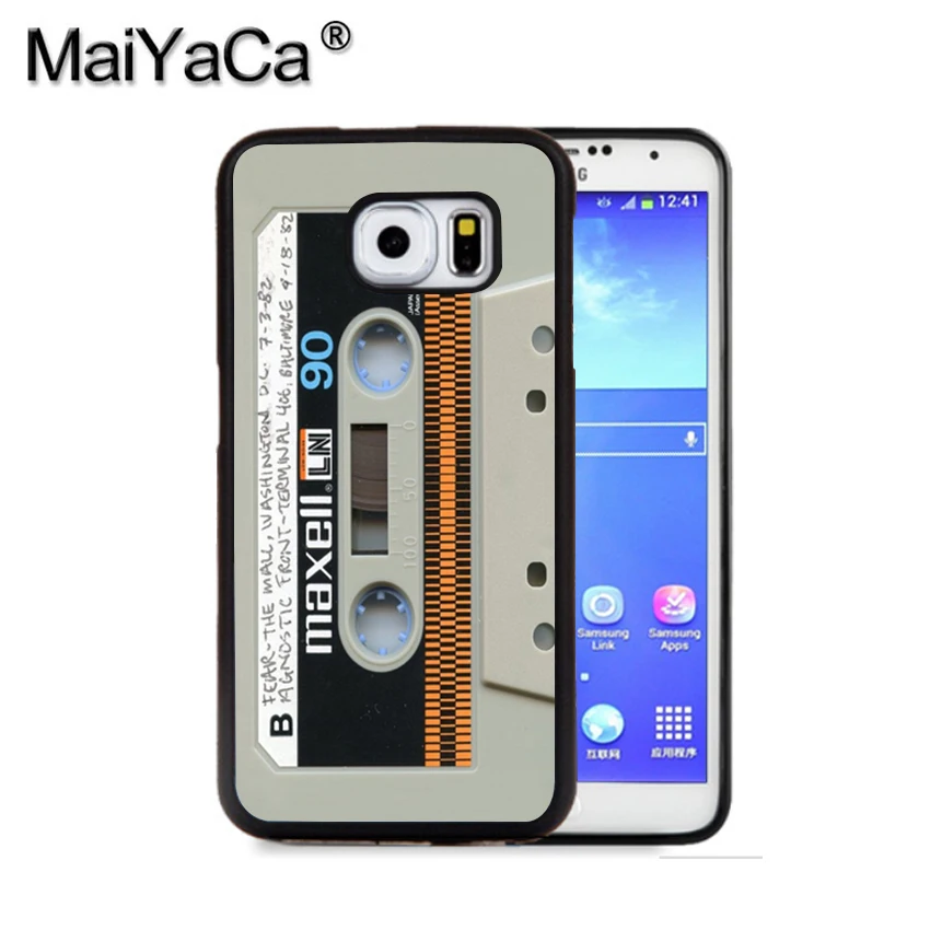 Maiyaca Кассетная Ретро 2 чехол для телефона Samsung S9 S8 плюс S7 S6 Edge Plus Примечание 8 7 5 S5 s4