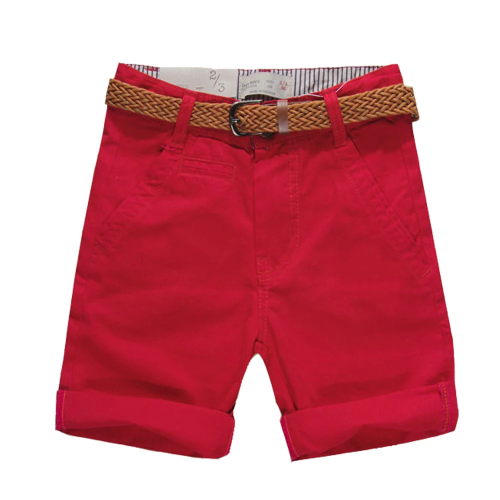 Летние повседневные шорты для мальчиков брендовые дизайнерские хлопковые детские Шорты однотонные штаны для малышей Детская одежда Детские шорты для малышей