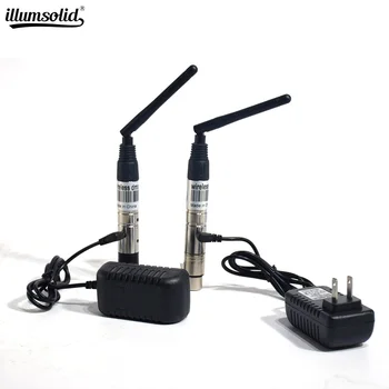 

Black DMX512 DMX DJ 2.4G 3 Pin Wireless Transmitter& Receiver Short Version for Stage Lighting Wireless Par Light Control