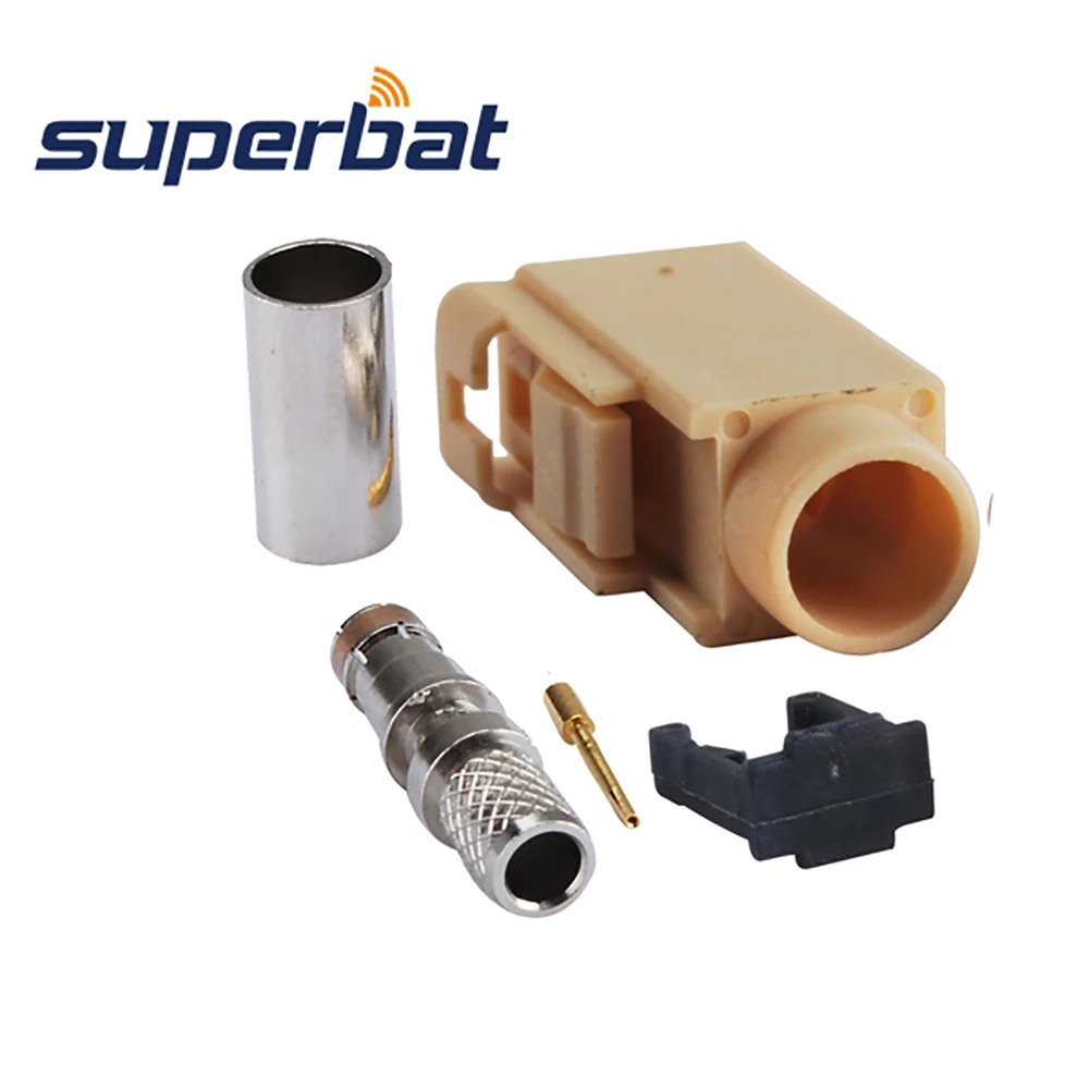 Beige RF Coaxial Connector for LMR195 RG58 Cable Bluetooth