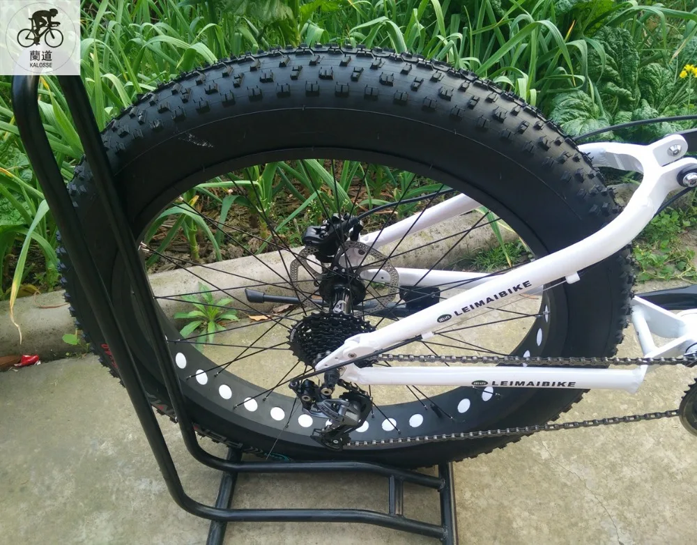 Discount KALOSSE Soft-tail Frame  snow folding   bike   21/24/27/30 speed   Fat bicycle ,  26*4.0 inch  beach mountain bike 4