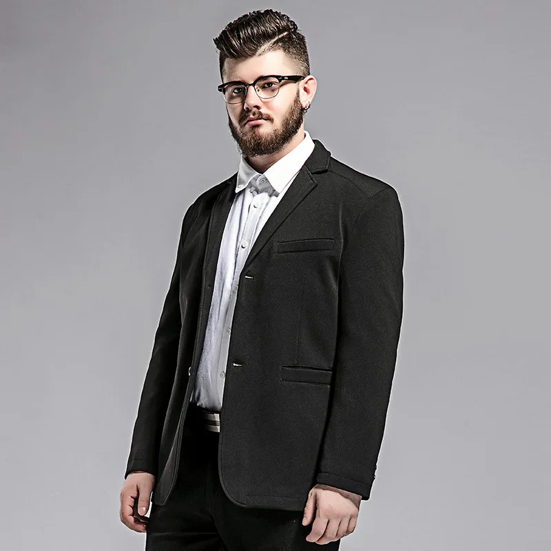 Mens Sports Jacket Plus Size Casual Suit Set Women's Plus Solid