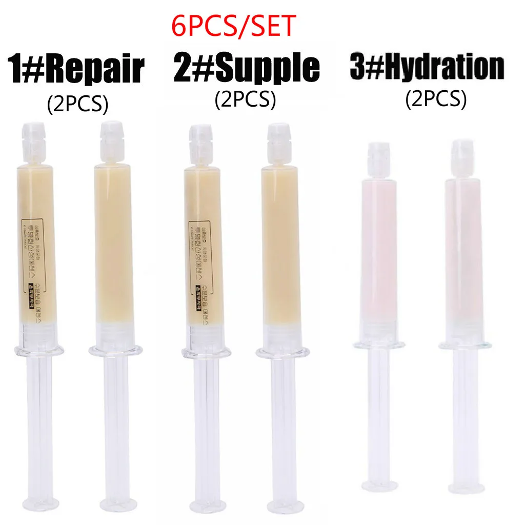 6 шт. маска для волос Кератиновый Ремонт+ Эластичность+ увлажняющий крем для лечения поврежденных волос увлажняющий уход за волосами Сухой Гладкий Блеск Уход за волосами