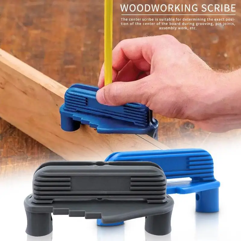 

Woodworking Center Finder Line Scriber Center Offset Line Marking Gauge Plastic Center Scribing Gauge Marking Tool