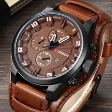 Curren 8225 армейские военные кварцевые мужские часы Топ Бренд роскошные кожаные мужские часы повседневные спортивные мужские часы Relogio Masculino