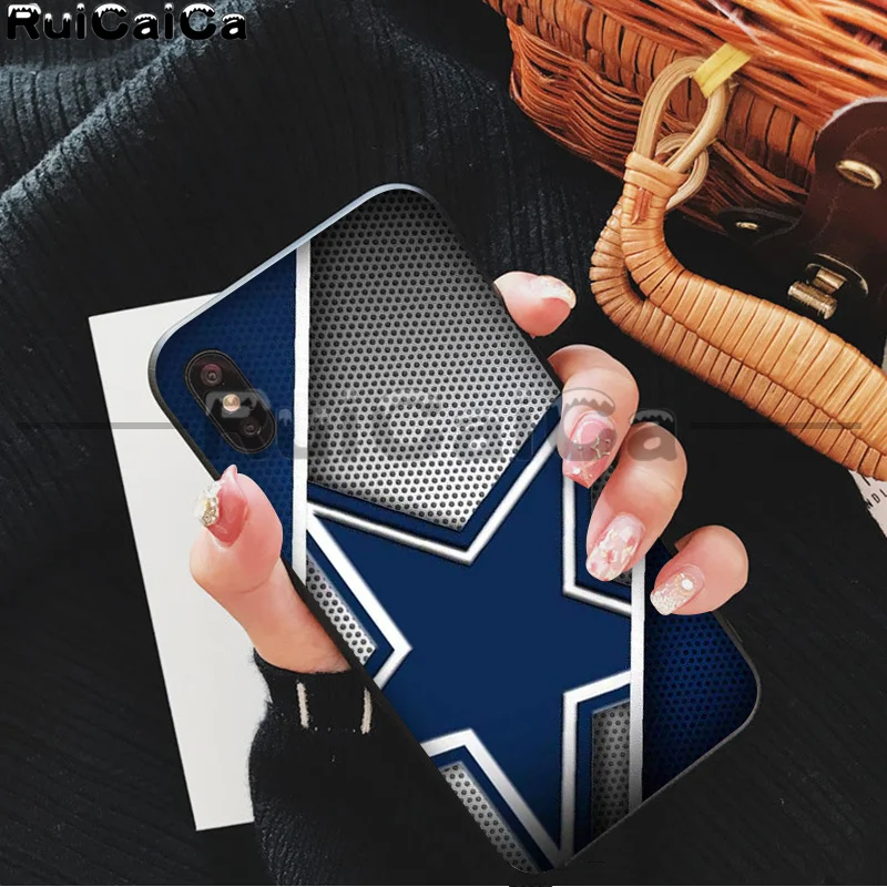 RuiCaiCa dallas cowboys DIY красивые аксессуары для телефонов, чехол для iPhone X XS MAX 6 6S 7 7plus 8 8Plus 5 5S XR - Цвет: A8