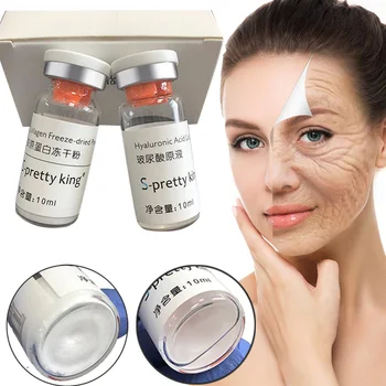 

2 bottle/box Hyaluronic Acid HA Anti Aging Wrinkles Fine Lines Natural Ageless facial Skin Care