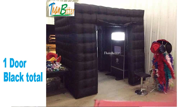 ThanBetter 2 двери надувные photo booth Светодиодный Надувные корпус фотобудки