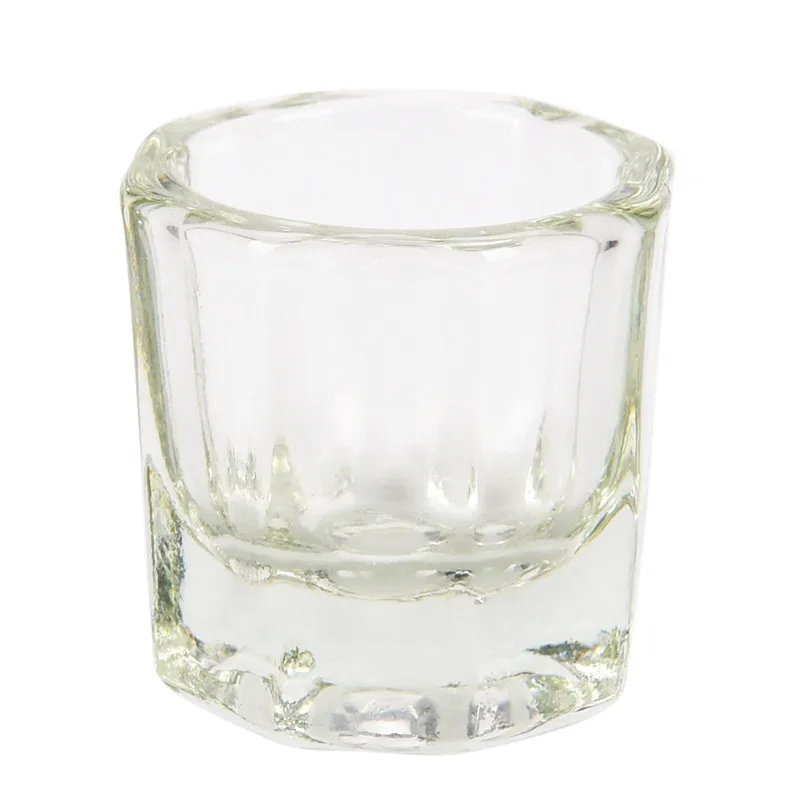 1 шт. акриловая жидкая стеклянная акриловая пудра Dappen Блюдо Хрустальная стеклянная чашка для акрилового прозрачный дизайн ногтей белый цвет прозрачный комплект
