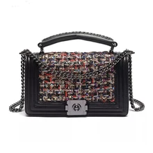 Сумки для женщин сумки через плечо маленькая сумка через плечо роскошные Дизайнерские Сумочки Мини Винтаж Женский шерстяной вместительная сумка