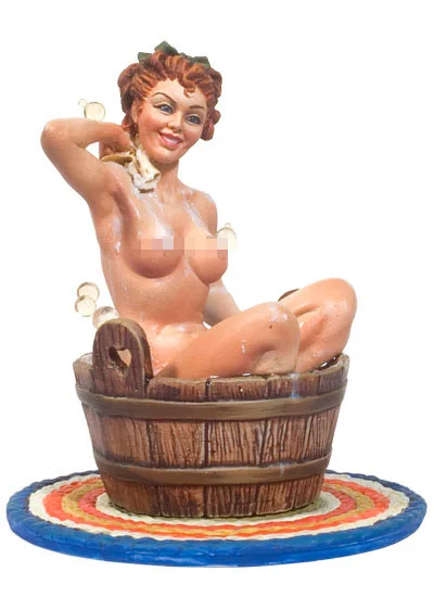 [Loong Way Miniatures] Andrea Miniatures Pin Up серия Wanna Scrub my Back 75 мм Металлические Миниатюрные