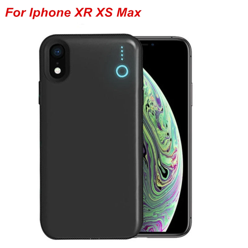 

For iphone XR Xs Max Battery Case Audio Output Wireless Charging Charger Case Cover Smart Power Bank For iphone XR Xs Max