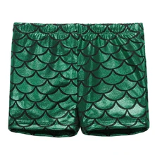 BAOHULU/милые Шорты для девочки летний плед эластичный пояс шорты для маленьких девочек гимнастика Cansual наряд зеленый детская одежда