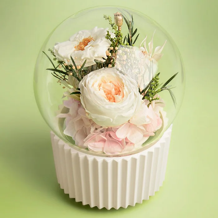 

Creative Everlasting Flower Music Box Fresh Eternal Flower Exquisite Craft Melodious Melody Kids Playing Birthday Gift