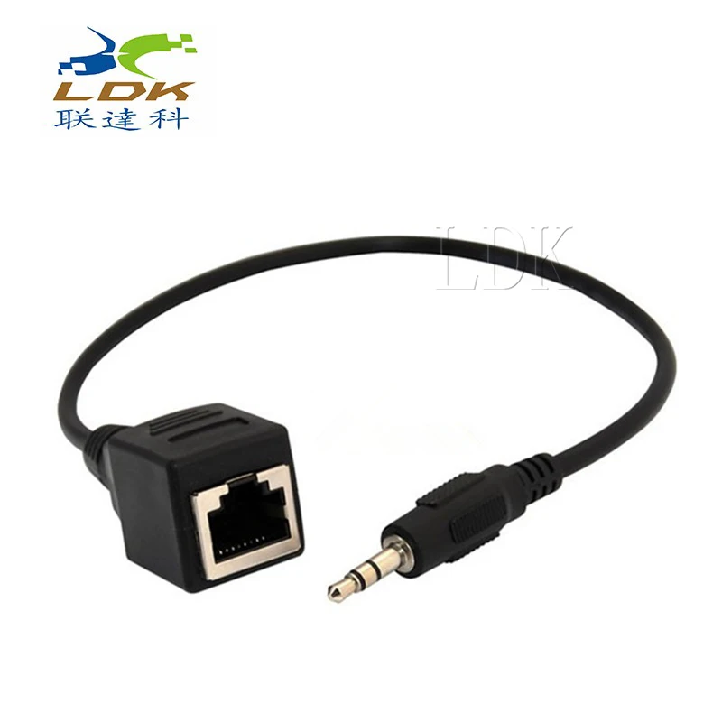 

The thunder stones click the wiring DC 3.5mm audio RJ45 muzzle. RJ45 to 3.5 touch screen connector 0.3M 10pcs