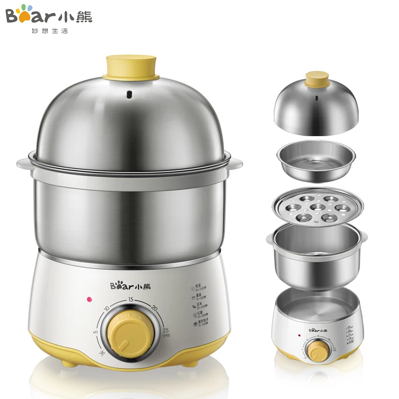 220V Household Electric Multifunctional Egg Boiler Steamed Custards Cooker Machine Stainless Steel With 30 Minutes Timer 220V Household Electric Multifunctional Egg Boiler Steamed Custards Cooker Machine Stainless Steel With 30 Minutes Timer