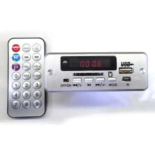 

Digital led DC 5V MP3 decode board with 2*3W amplifier amp + IR remote control/ usb SD fm Radio