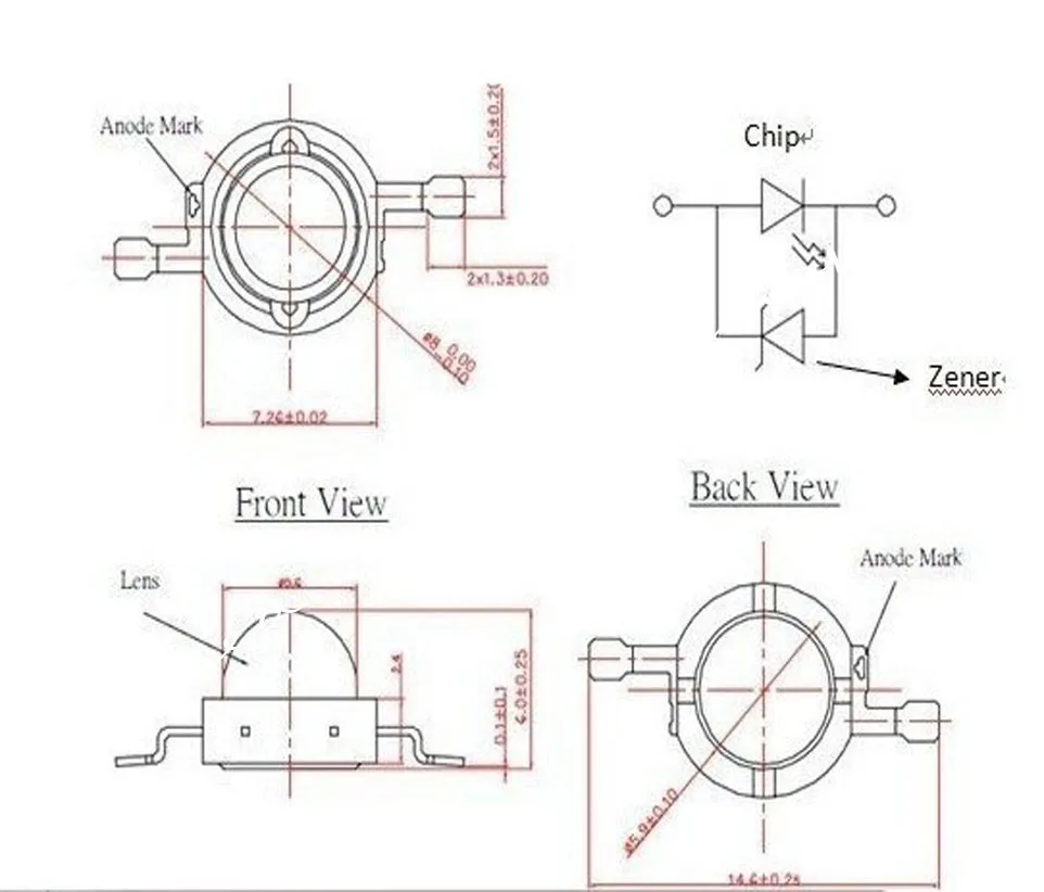 3 Вт 5W10W 20W 30W 50W 100W 45MIL УФ 365nm 380nm 395nm 400nm 410nm светодиодный ультрафиолетовый светильник