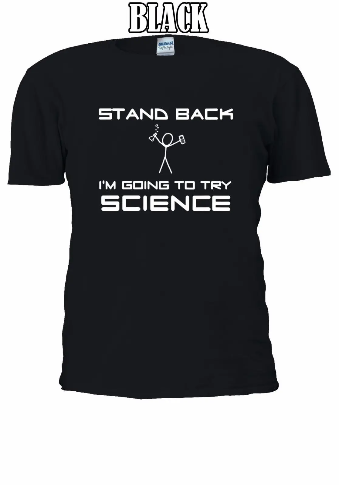 

Stand Back I'm Going To Try Science T-shirt Vest Tee Tops Men Women Cool Casual pride t shirt men Unisex New Fashion tshirt